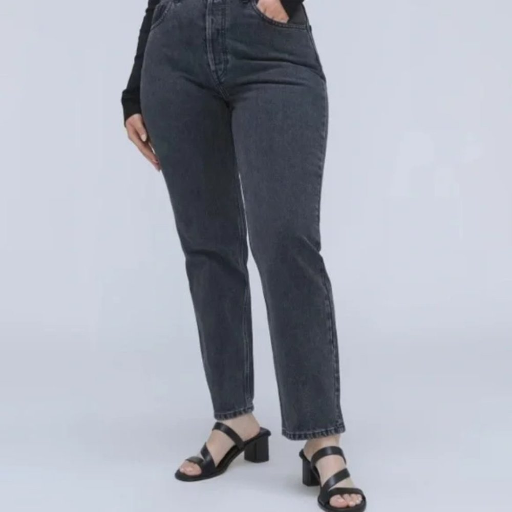 Everlane Jean Sz 32 The Curvy 90s Cheeky Straight  Organic Cotton